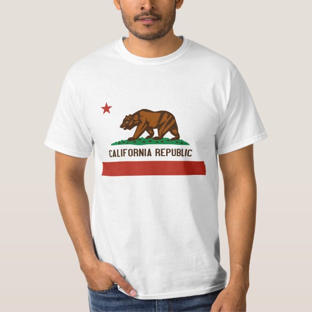 California State Flag T shirt (Front)