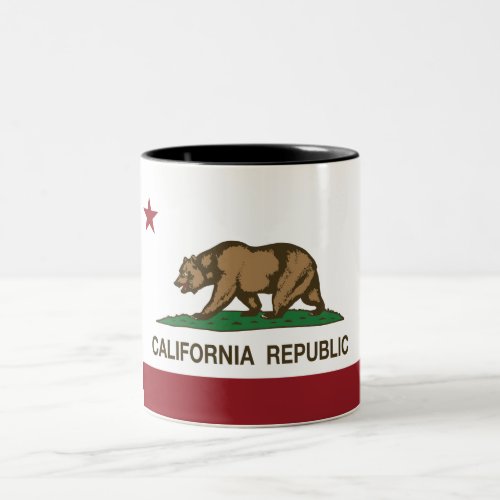 California State Flag Two_Tone Coffee Mug