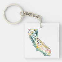 California State Map Illustration