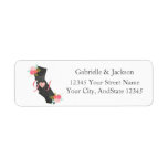 California State Monogram return address label