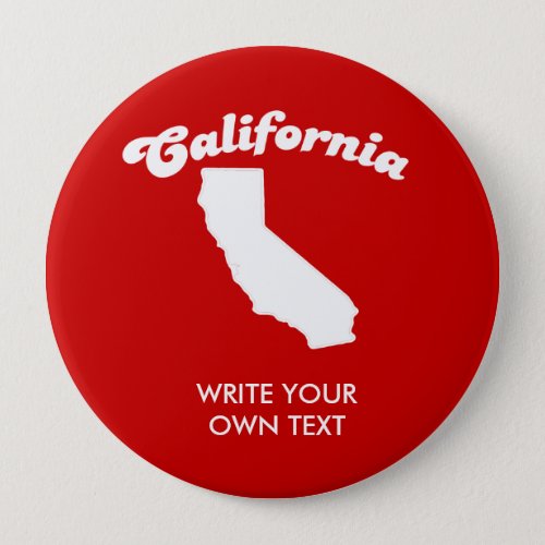 CALIFORNIA STATE MOTTO T_SHIRT T_shirt Button