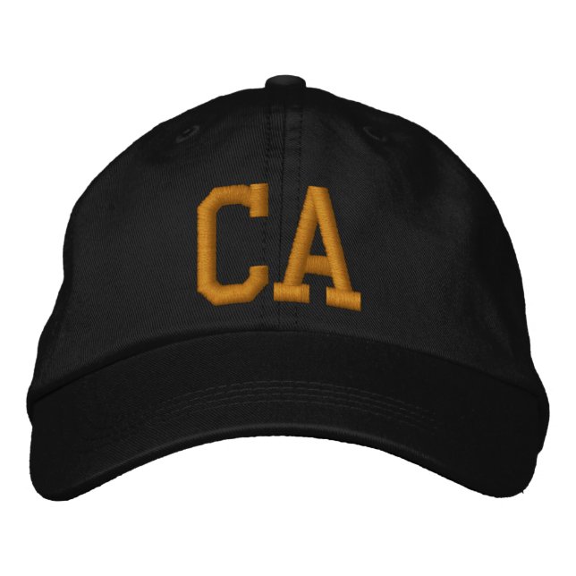 California State of California Embroidered Baseball Hat (Front)