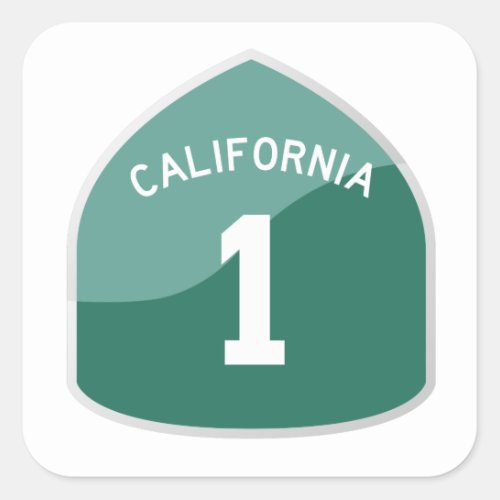 California State Route 1  Highway 1 Sticker