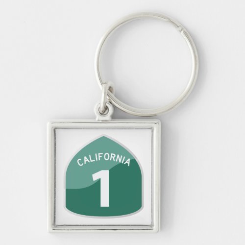 California State Route 1 Pacific Coast Highway Keychain
