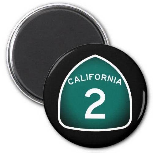 California State Route 2 Magnet