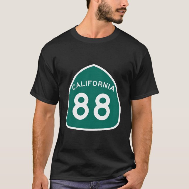 California State Route 88 ~ Highway 88 T-Shirt (Front)