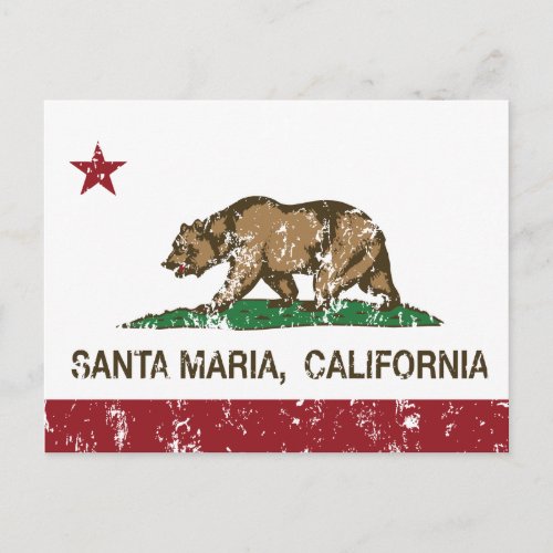 California State Santa Maria Postcard