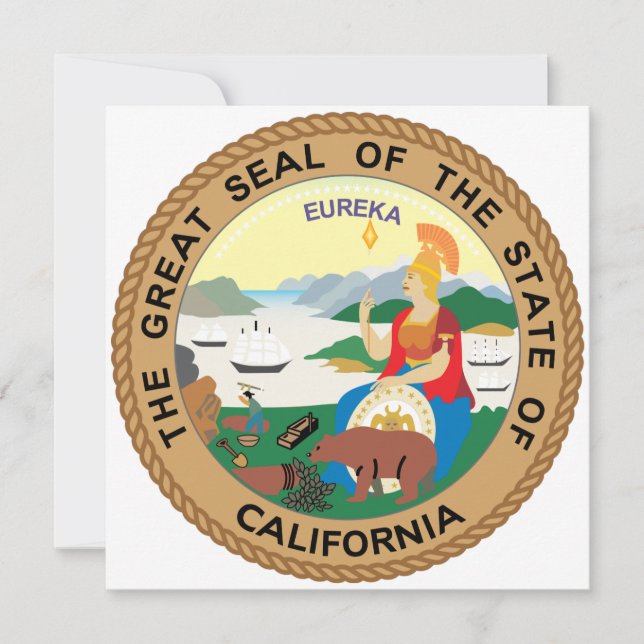 California State Seal Invitation (Front)
