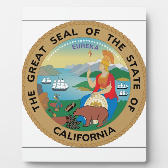 California State Seal Plaque (Front)