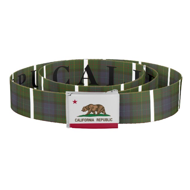 California State Tartan and Flag Belt (Coil)