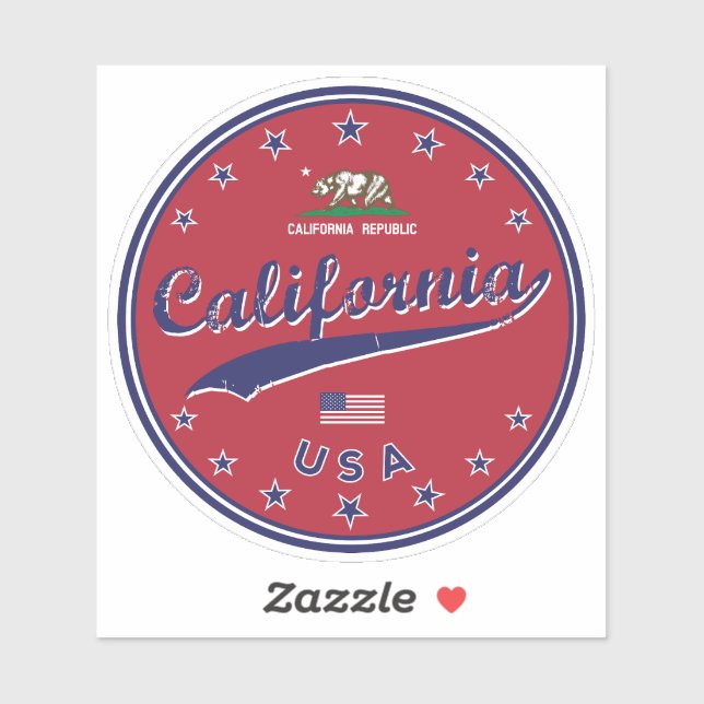 California Sticker (Sheet)