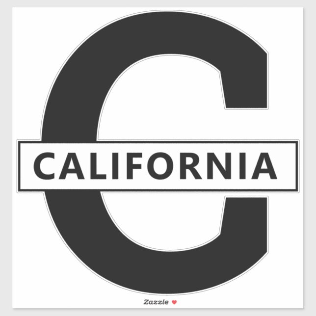 California Sticker (Sheet)