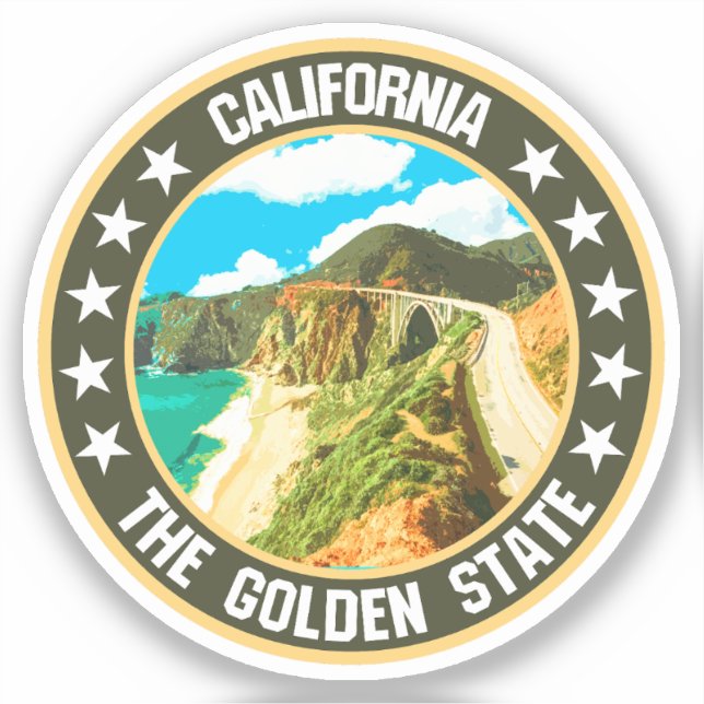 California                                         sticker (Front)