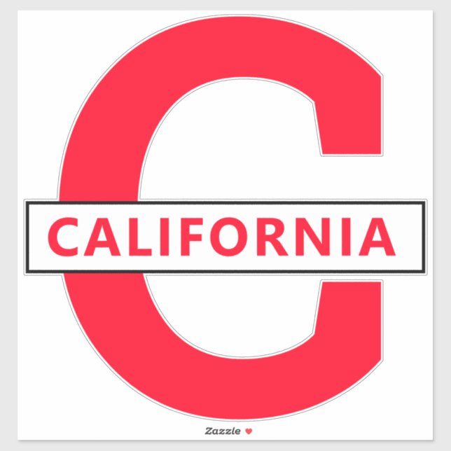 California Sticker (Sheet)