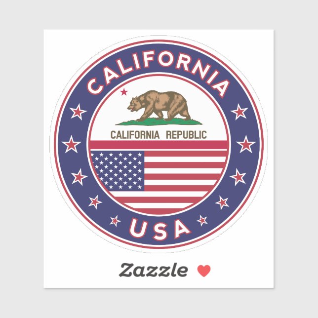 California Sticker (Sheet)