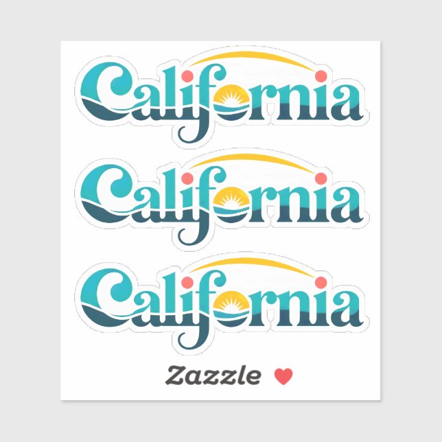 California Sticker (Sheet)