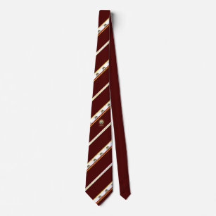 California stripes flag neck tie