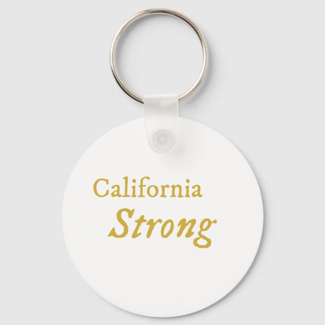 California Strong   Keychain (Front)
