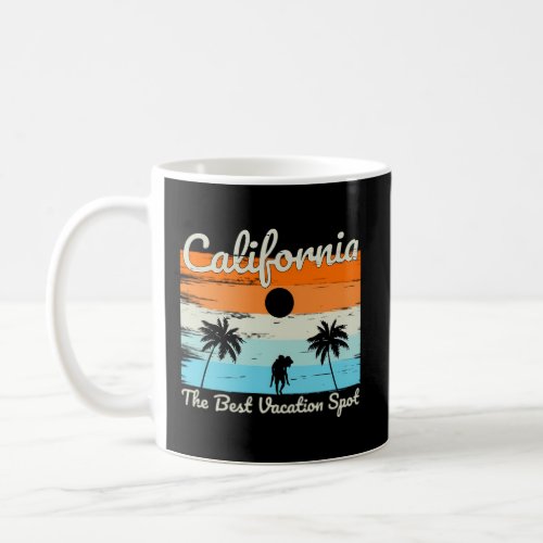 California Summer Beach Sunset Coffee Mug