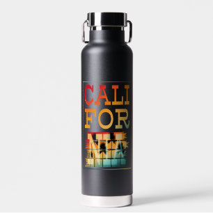 CALIFORNIA SUMMER BEACH  WATER BOTTLE