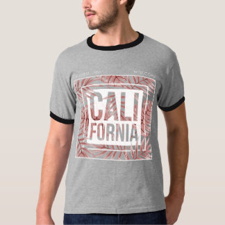 California Summer Forever- Tropical Leaves T-Shirt