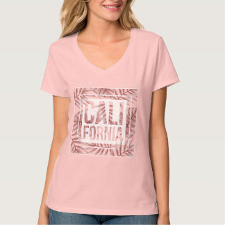 California Summer Forever- Tropical Leaves T-Shirt