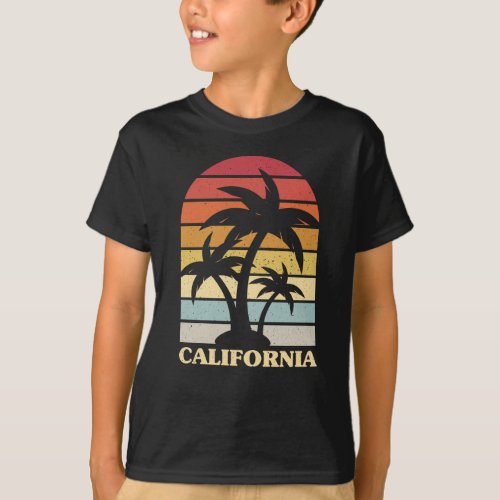 California Summer Retro Vintage T_Shirt