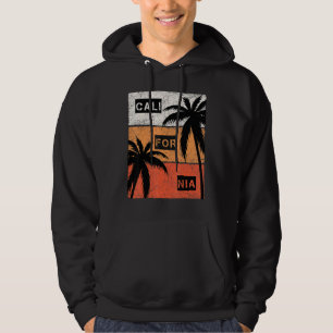 California Summer Vacation Vintage Hoodie