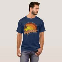 California sun retro distressed look