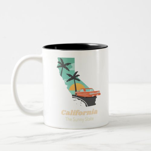 California Sunny State Two_Tone Coffee Mug