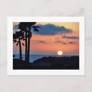 California Sunset at Oxnard Beach....Relax & Enjoy Postcard
