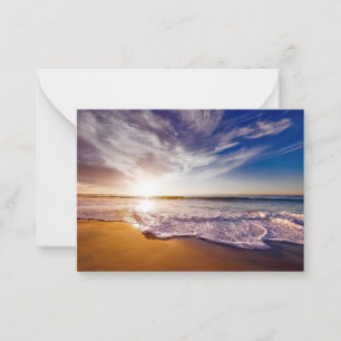 California sunset...breathtaking note card