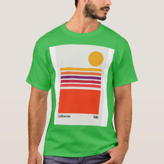 California sunset retro T-Shirt