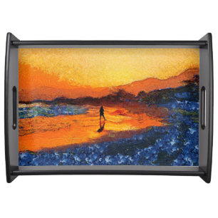 California Sunset Serving Tray