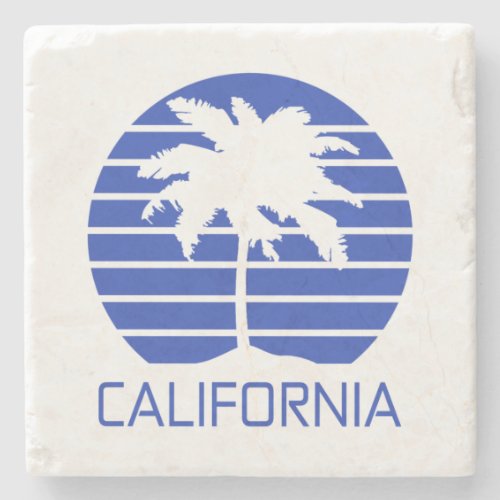 California Sunset   Stone Coaster