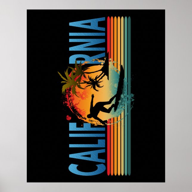 CALIFORNIA SUNSET SUMMER  POSTER (Front)