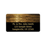 California Sunset Waves Ocean Photography Label