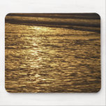 California Sunset Waves Ocean Photography Mouse Pad