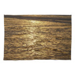 California Sunset Waves Ocean Photography Towel