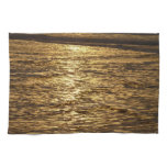 California Sunset Waves Ocean Seascape Towel