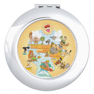 California Sunshine Compact Mirror