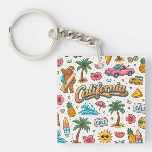 California Sunshine Keychain