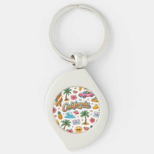 California Sunshine Keychain