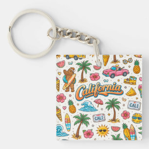 California Sunshine Keychain