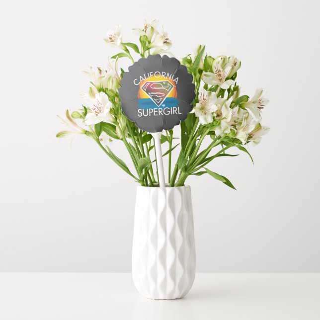 California Supergirl Sunset Graphic Balloon (Vase)