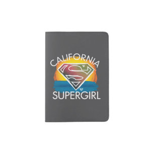 California Supergirl Sunset Graphic Passport Holder