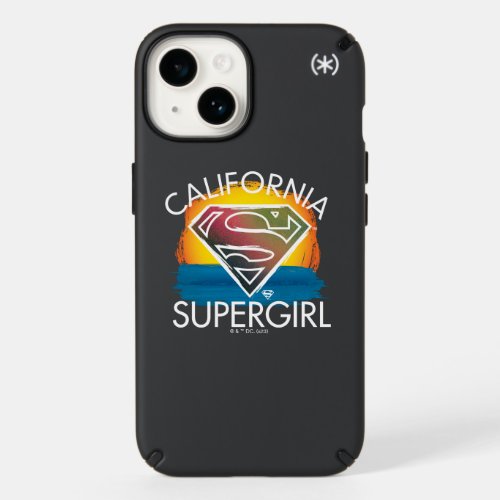 California Supergirl Sunset Graphic Speck iPhone 14 Case