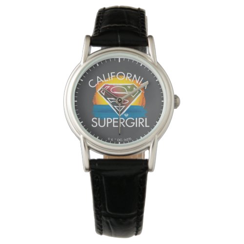 California Supergirl Sunset Graphic Watch
