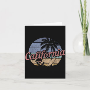 California Surf Vintage Souvenir Cali Beach Surfer Card
