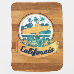 California surfboard receiving blanket
